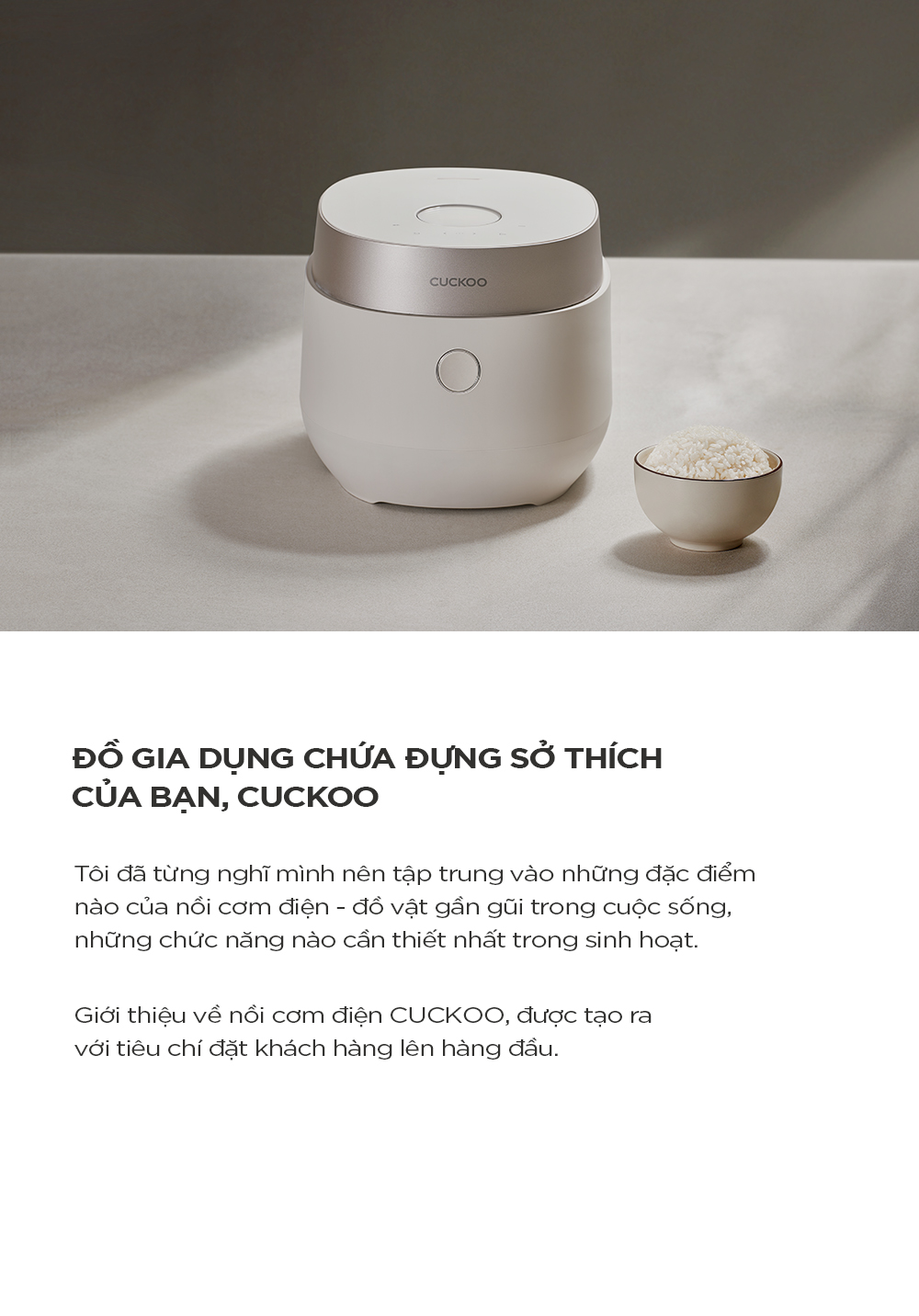 Nồi cơm điện Cuckoo 1.08L CR-0685GW - Lòng nồi chống dính - Hàng chính hãng
