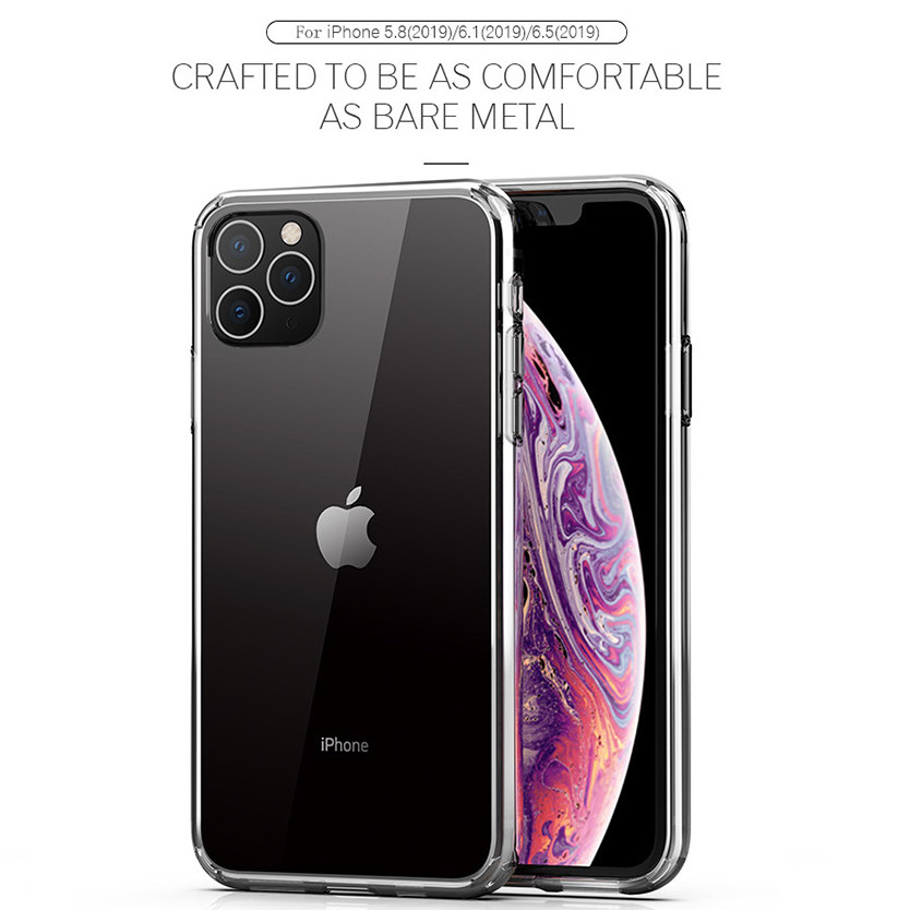 Ốp lưng silicon chống sốc cho iPhone 11 Pro (5.8 inch) hiệu Likgus Crashproof (siêu mỏng, chống chịu mọi va đập, chống ố vàng) - Hàng nhập khẩu