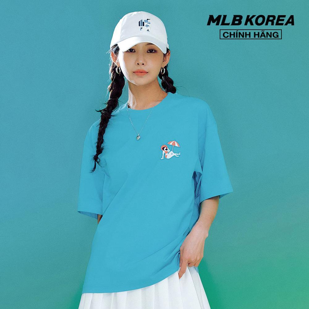 MLB - Áo thun unisex cổ tròn tay ngắn phom suông năng động 3ATSC0133