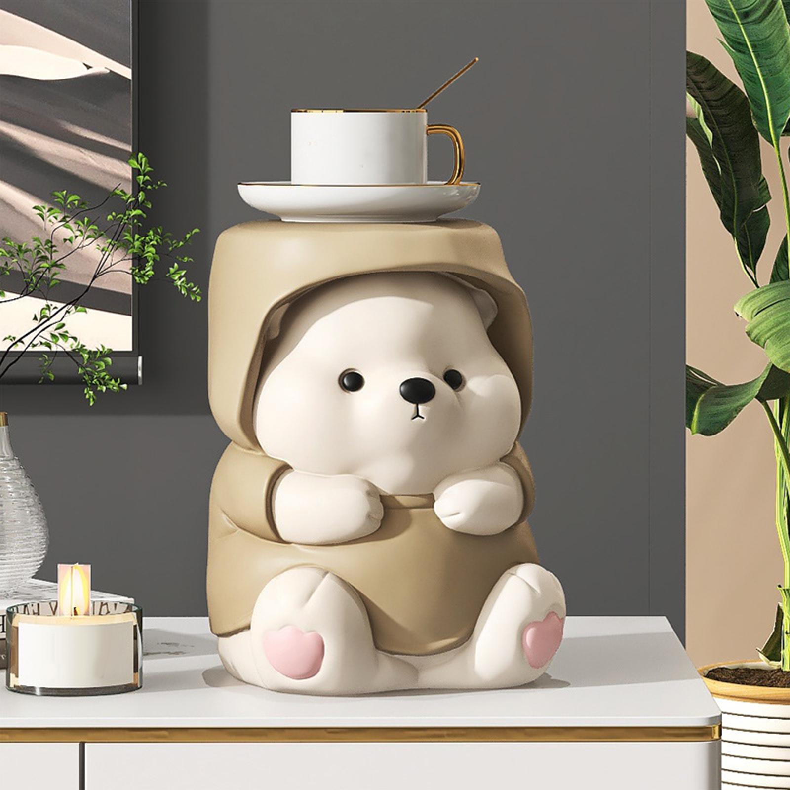 Adorable Bear Figurine Balloon Bear Figure Arrangement Cabinet Decor