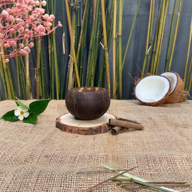 Nến Thơm Gáo Dừa - Pine &amp; Sandalwood ( Thông &amp; Đàn hương )