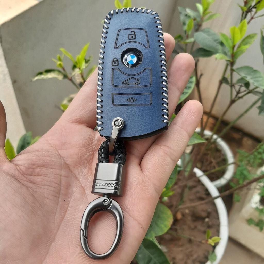 Bao da chìa khoá BMW series 3 Da Bò thật bảo hành 2 năm,