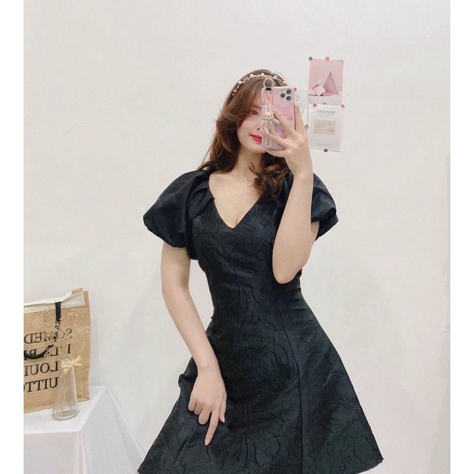 Đầm Thiết Kế Phối Thân Trên Voan Kiếng Cao Cấp, Thân Váy Ôm Body Tôn Dáng, Đẹp, Sang Trọng