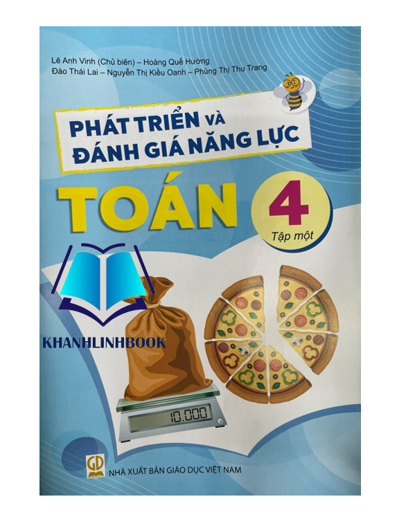 Sách - Combo phát triển và đánh giá năng lực toán 4 - tập 1 + 2