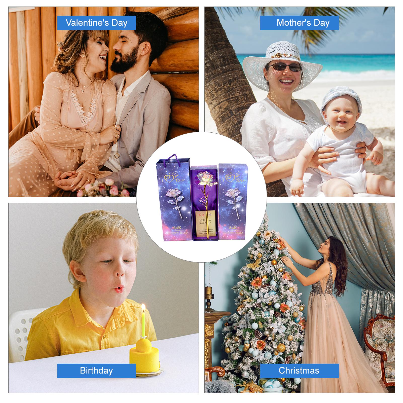 Hoa hồng nhân tạo màu sắc óng ánh thiết kế độc đáo