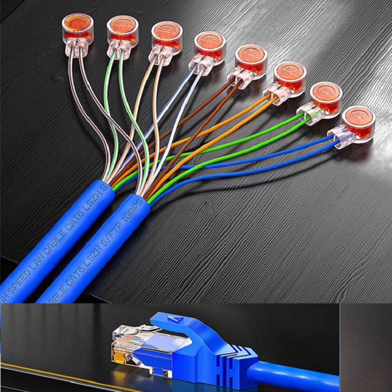 200 cái Rệp K1 Nối Cáp Mạng, Rệp Nối Cáp Thoại chất lượng