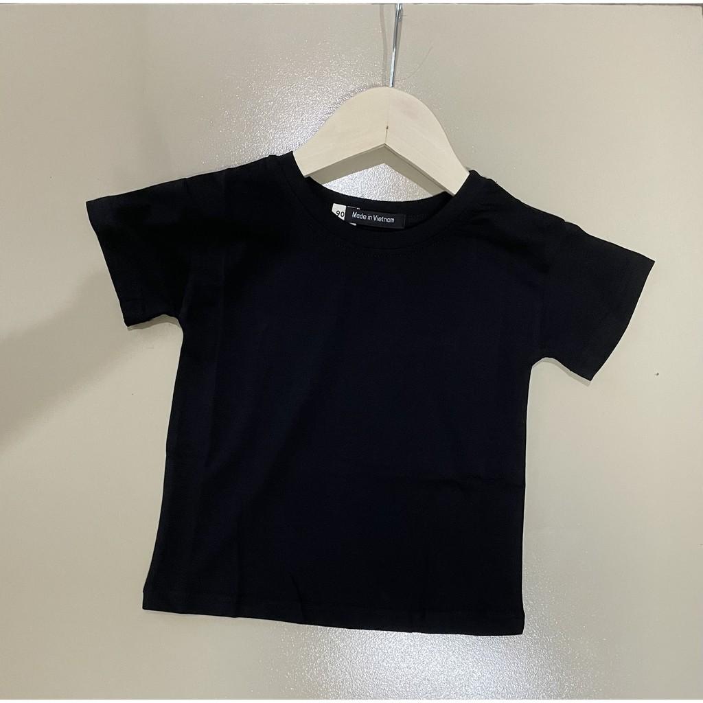 ÁO THUN TRƠN BÉ TRAI 7 MÀU CHẤT VẢI COTTON 100% 1-8T