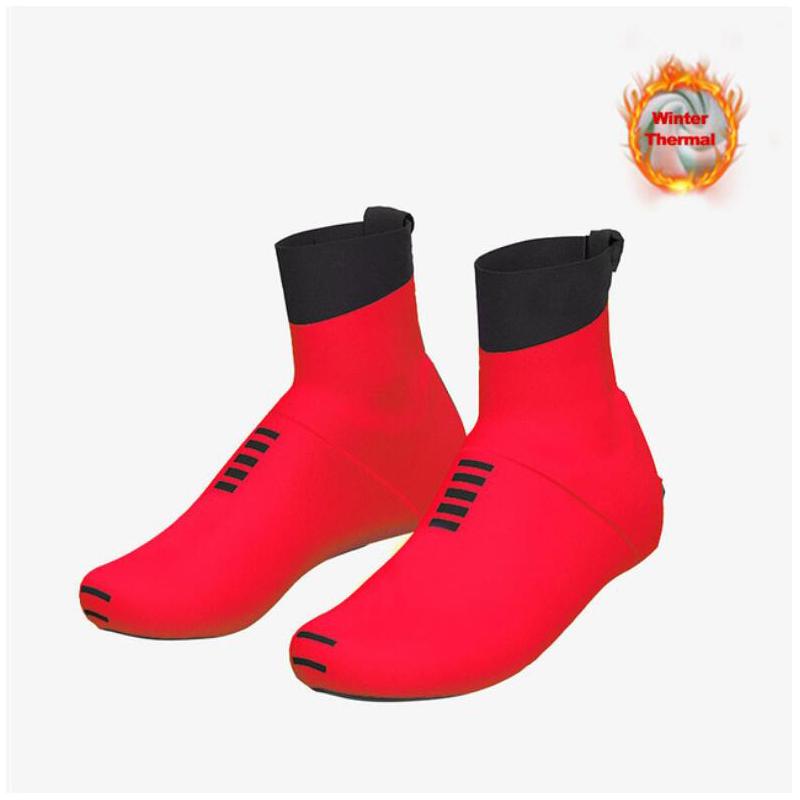 Mới mùa đông ấm áp Lông cừu Giày xe đạp che phủ thể thao dành cho nam Color: Shoe cover 8 Size: S