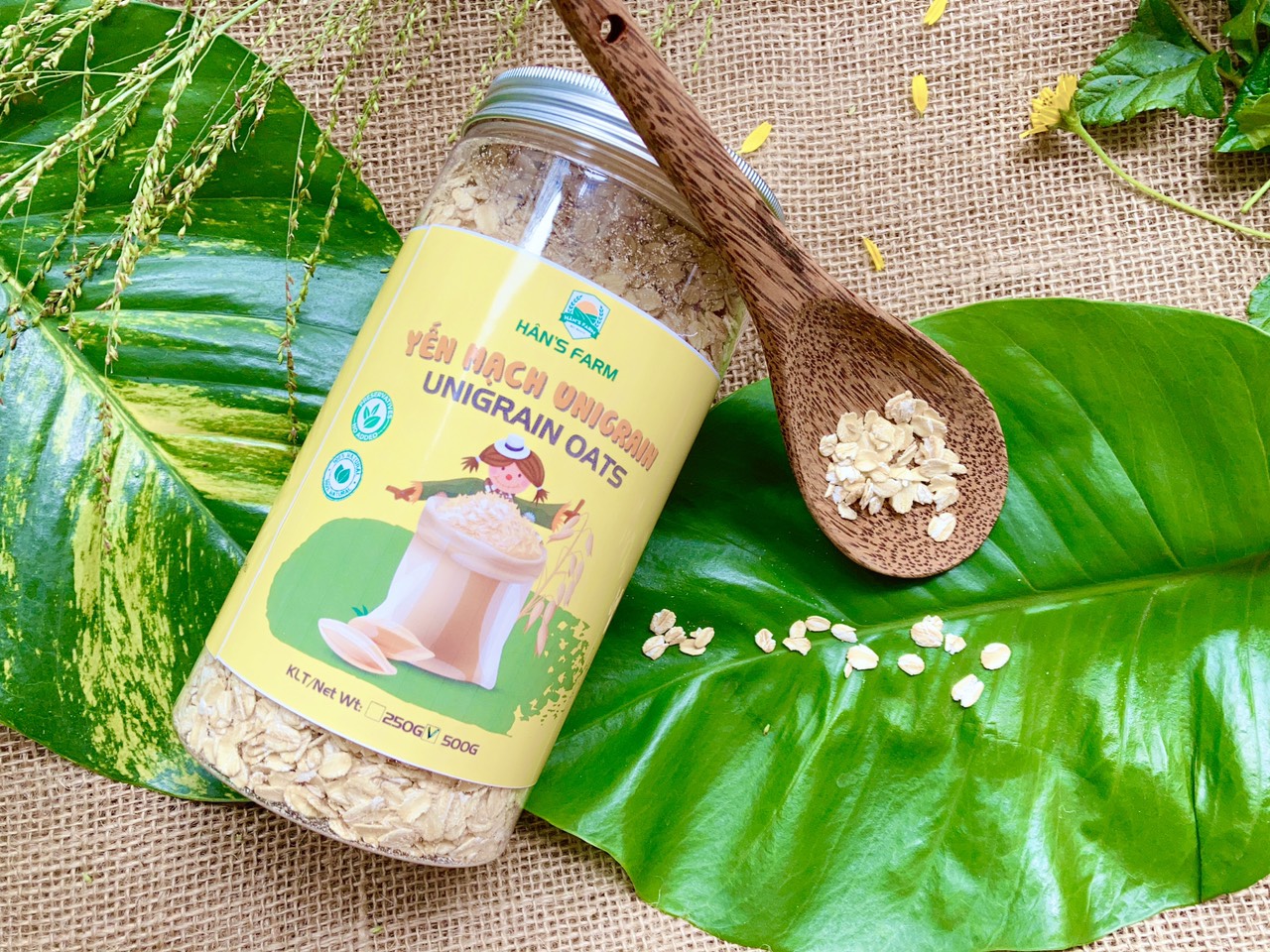 Yến Mạch Không Biến Đổi Gen Unigrain Úcunigrain Oats Non Gmo From Australia - 500G