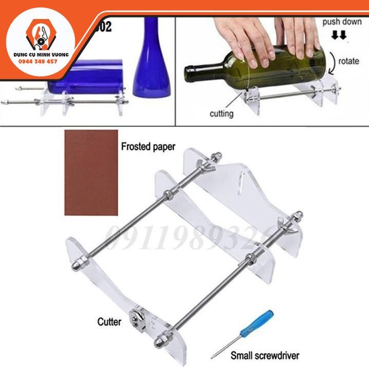 Máy cắt chai thủy tinh _ Bộ dụng cụ cắt chai thủy tinh DIY trang trí