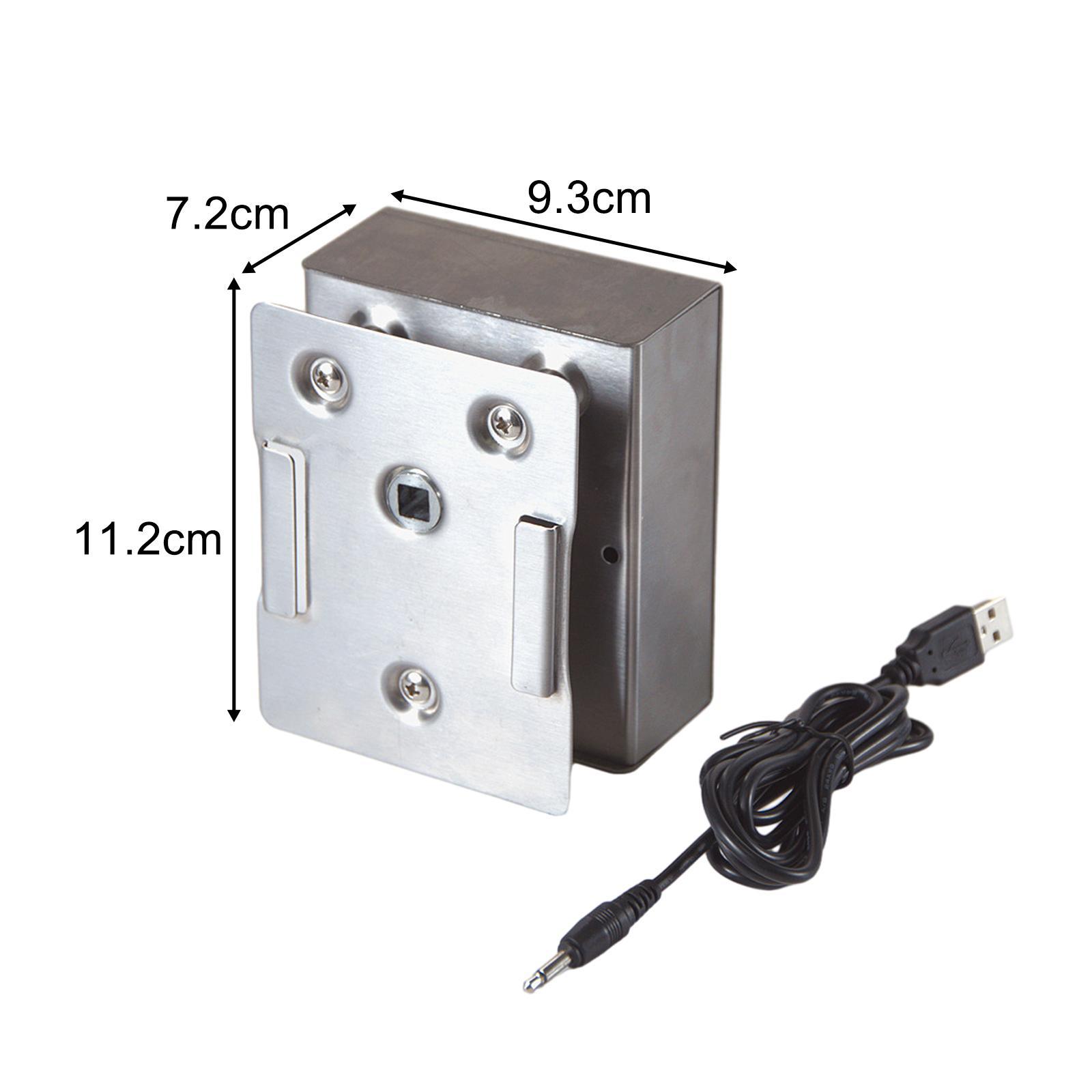 Rotisserie Motor 5V Boosting 12V with USB Wire Universal 70kg Barbecue Grill Rotator Motor for Camping Grilling