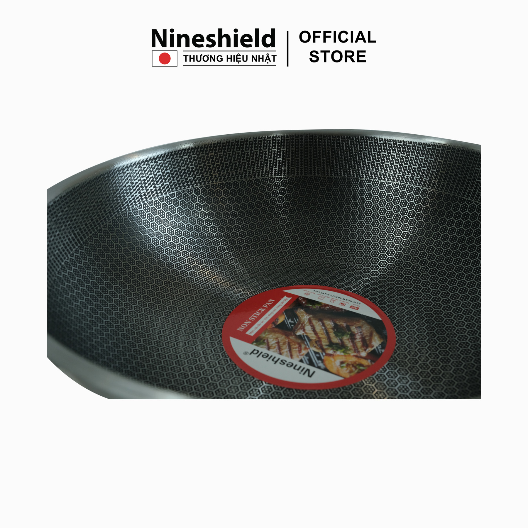 Bộ nồi Inox 3 món mẫu mới Nineshield KB BNI62 - Hàng chính hãng