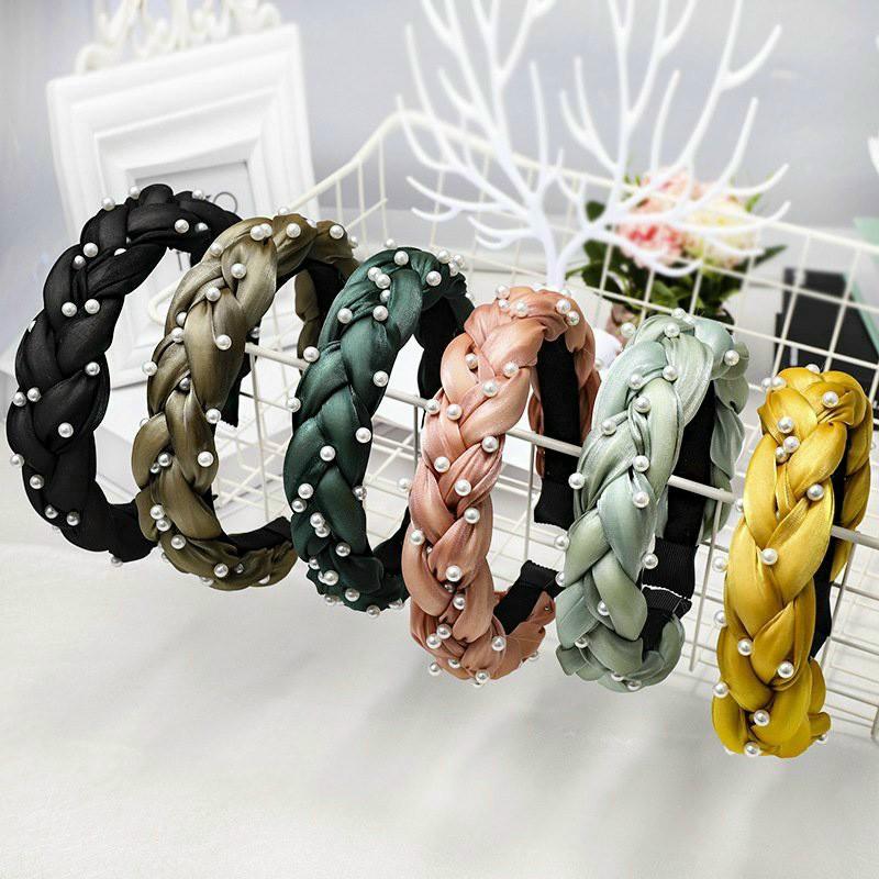 Bờm cài tóc phụ kiện áo dài Mấn đính hạt ngọc trai cực sang chảnh