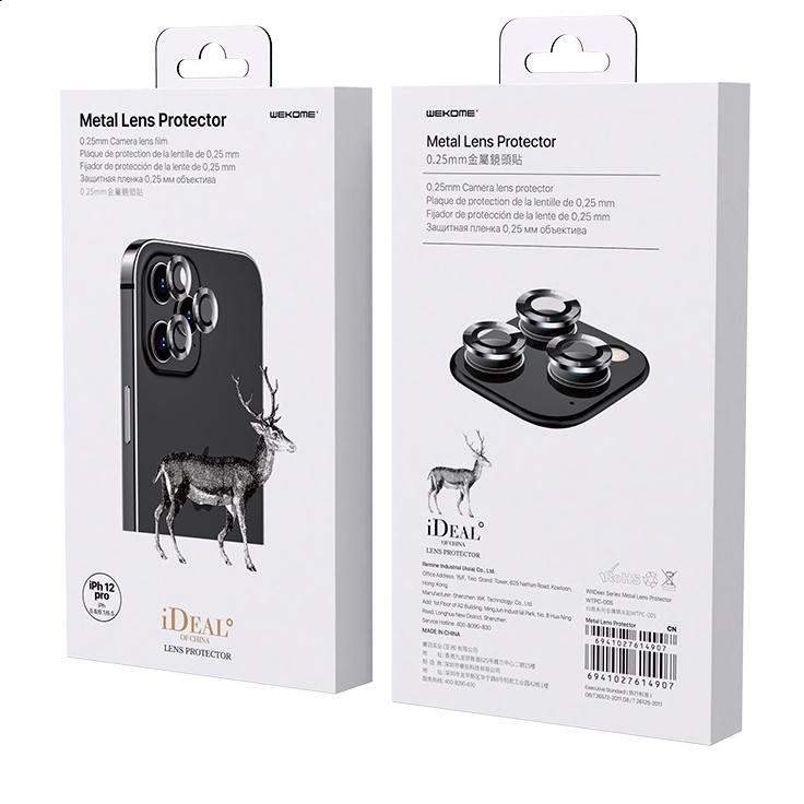 Bảo vệ Camera TITAN WEKOME 005 IPhone11/12/13 MINI PRO PROMAX Hàng nhập khẩu