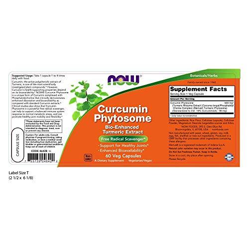 Viên Uống Now Curcumin Phytosome Chiết Xuất Củ Nghệ