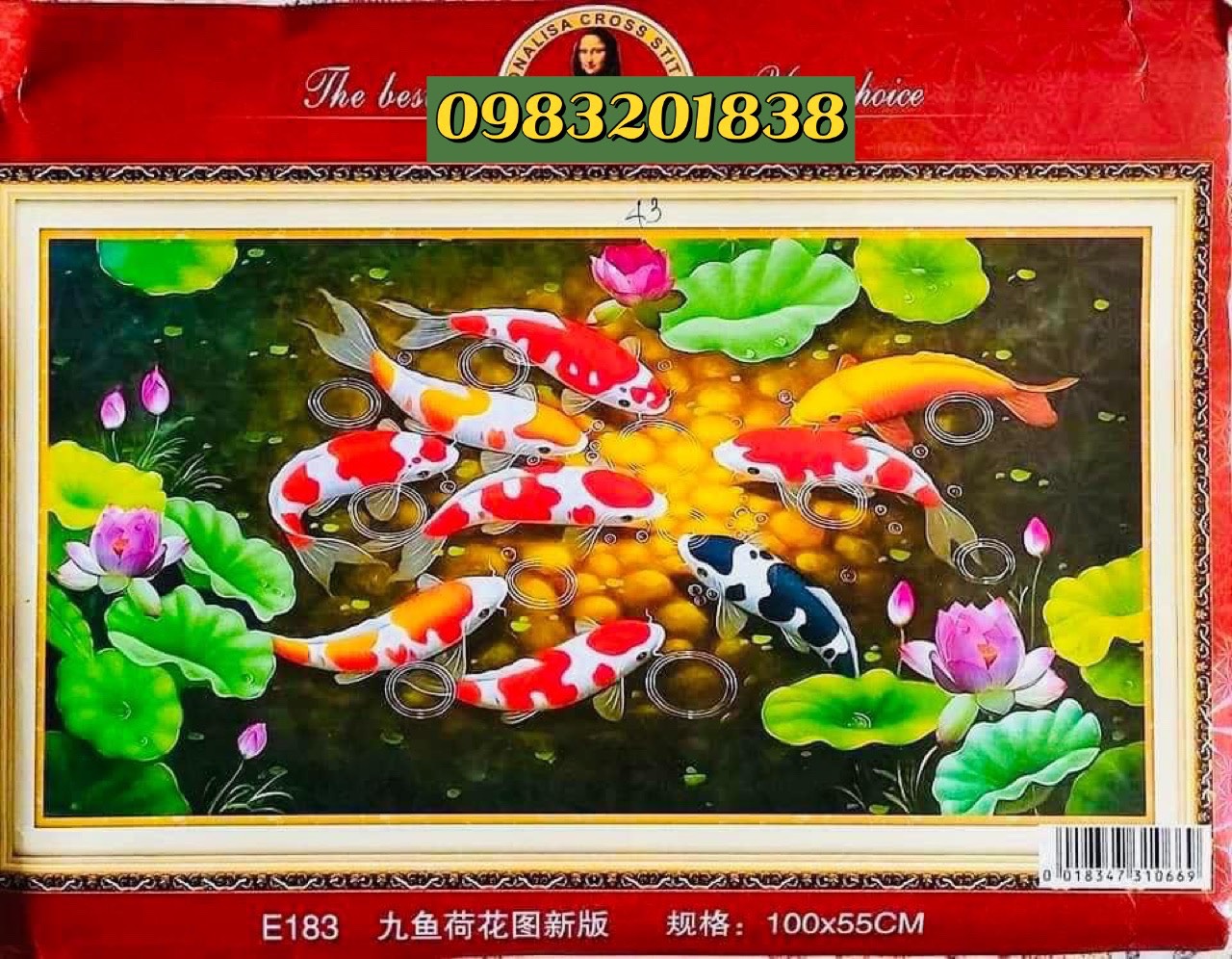 Tranh thêu kín Hoa mẫu đơn nở đêm xw3089, kích thước 60 x 60 cm