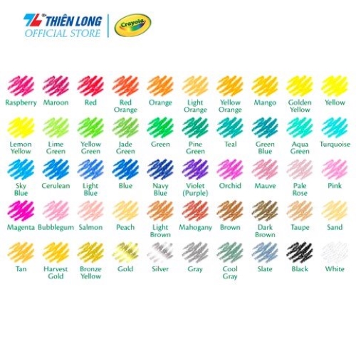 Hình ảnh Hộp 50 cây chì màu Crayola Colored Pencils