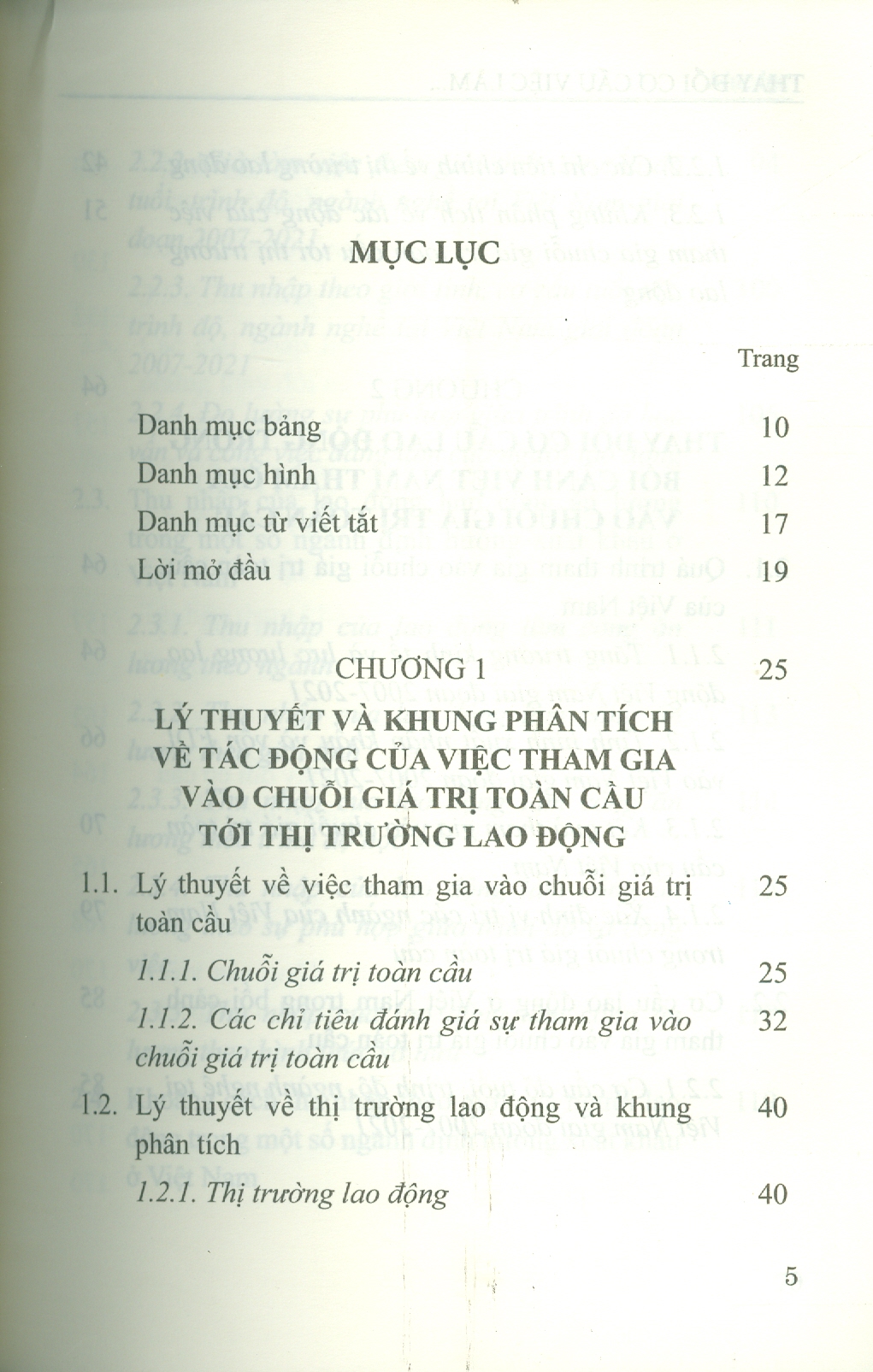 Thay Đổi Cơ Cấu Việc Làm Và Thu Nhập Của Lao Động Việt Nam Trong Bối Cảnh Tham Gia Vào Chuỗi Giá Trị Toàn Cầu (Sách chuyên khảo) - TS. Phạm Minh Thái (Chủ biên)