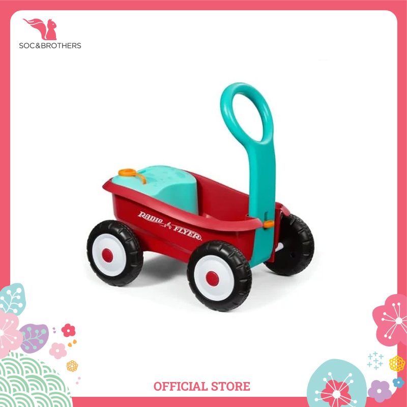 Xe đồ chơi thả bong bóng Radio Flyer Bubble Buddy Walker Wagon