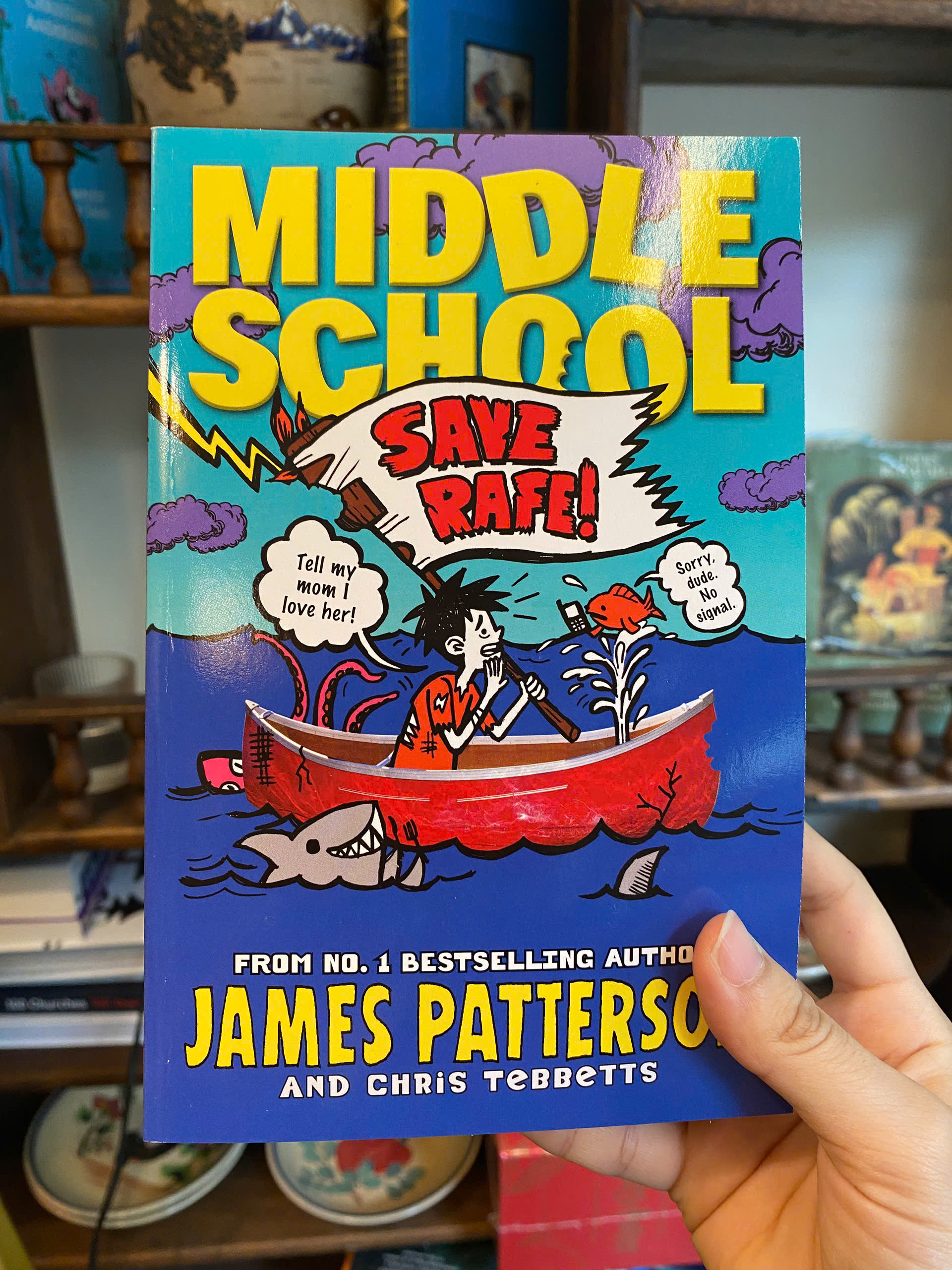 Sách - Middle School: Save Rafe by James Patterson -  Fiction/Humor book in English - Ngoại Văn
