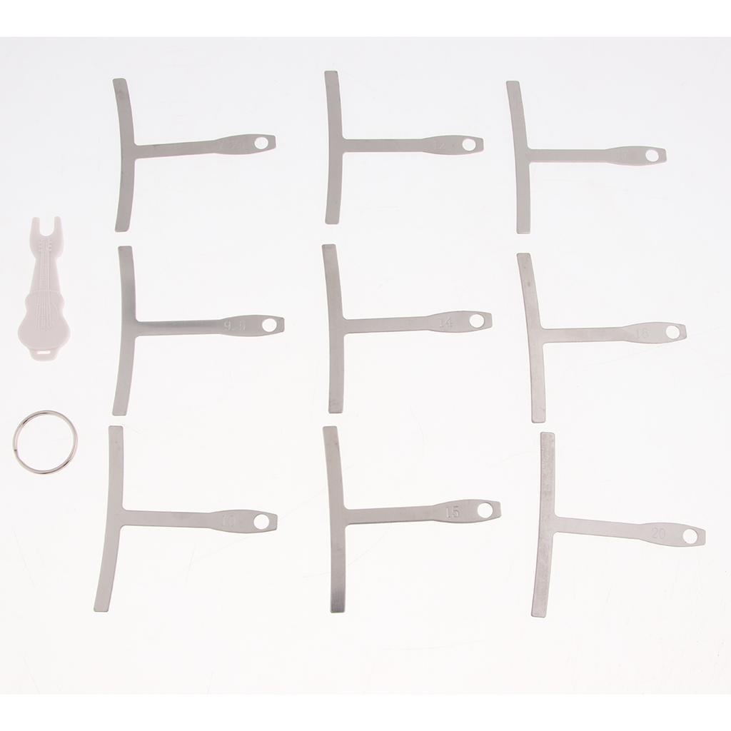 13Pieces Luthier Tools Set  for Electric Guitar Bass Setup Accessory