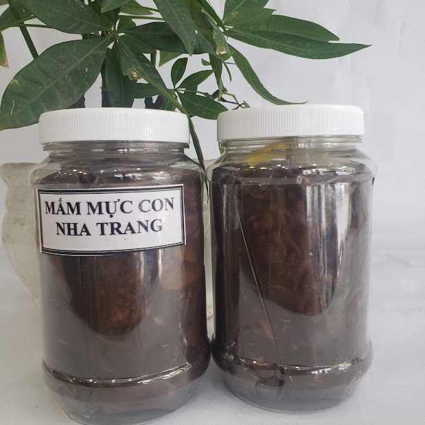 Đặc Sản Nha Trang - Mắm Mực Nha Trang Nguyên Con Hương Vị Tuyệt Vời , Seavy Hộp 500G