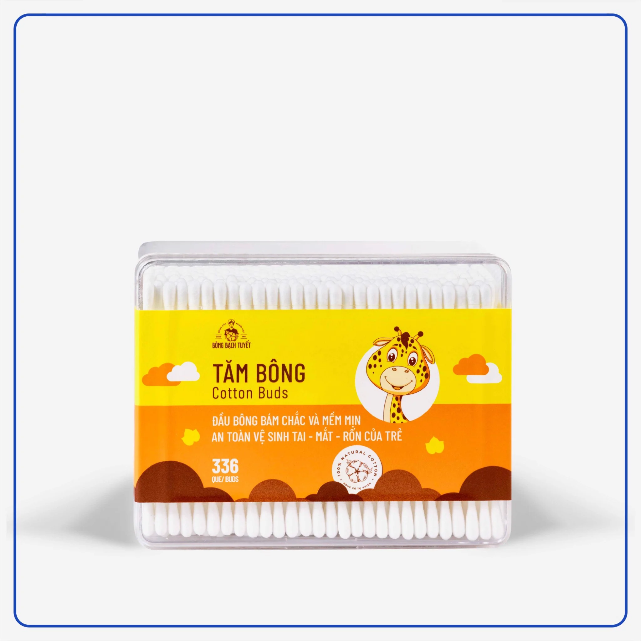 TĂM BÔNG TRẺ EM BÔNG BẠCH TUYẾT