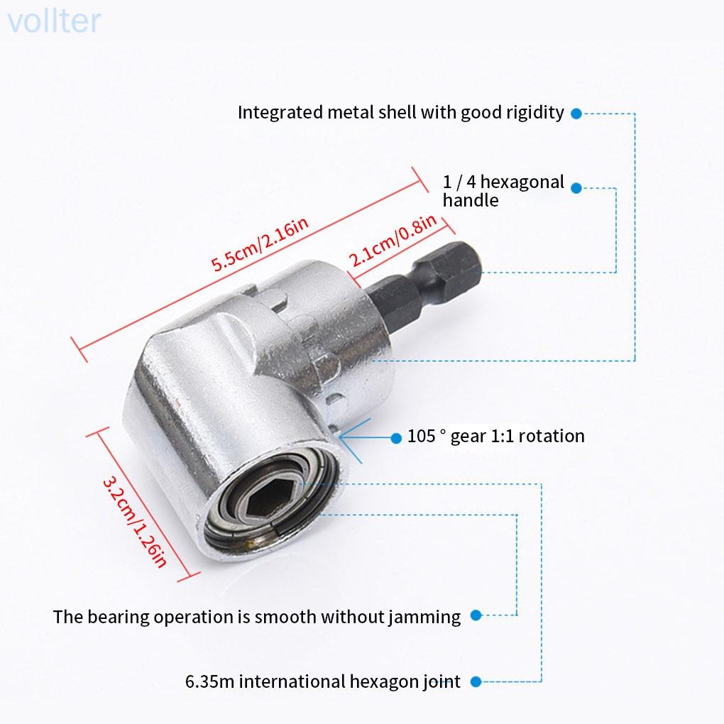 Flexible Shaft for Electric Screwdriver Right Angle Drill Socket Adapter Power Hand Tool Kit