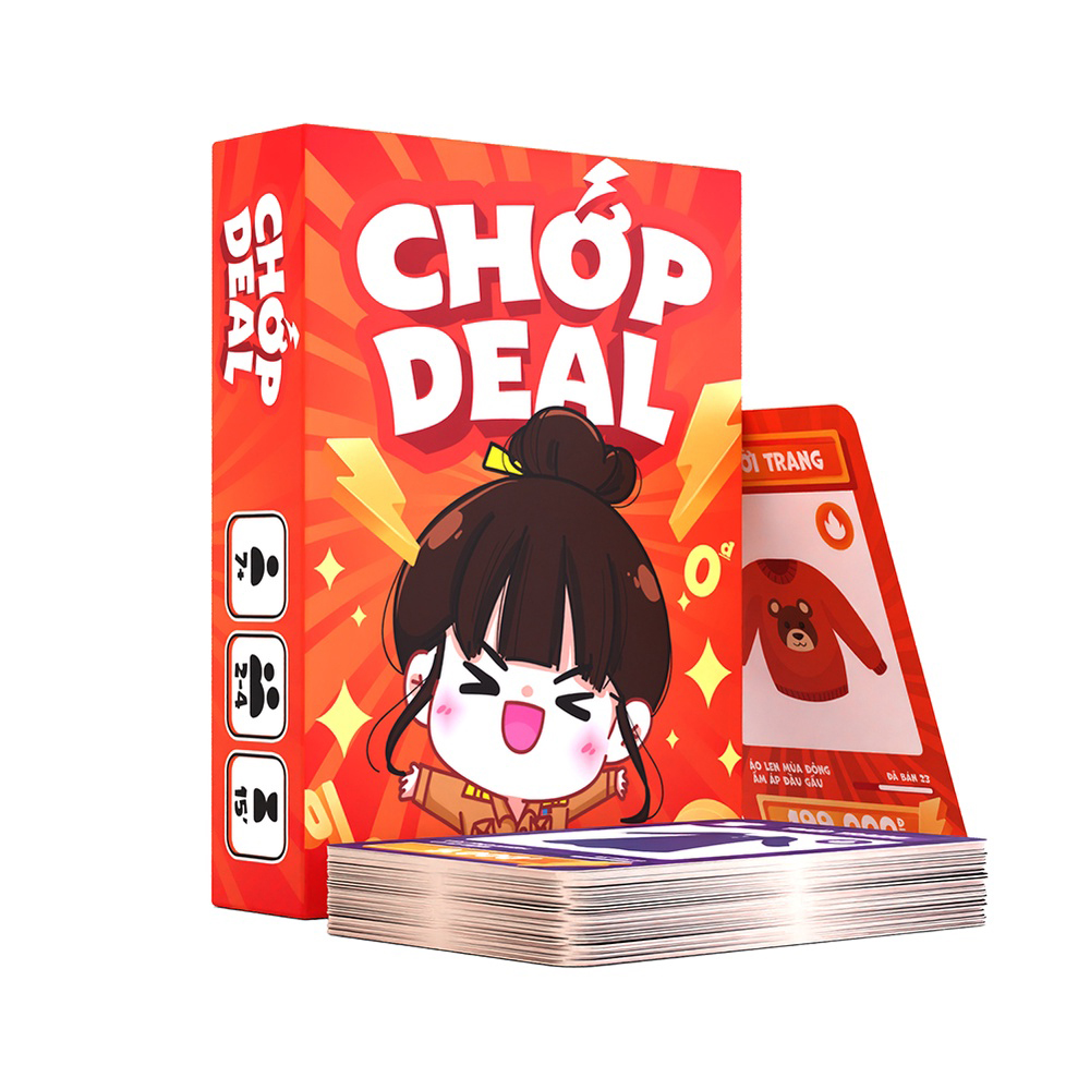 CHỚP DEAL Board Game, party game, game thẻ bài Săn deal ngon nhanh như chớp