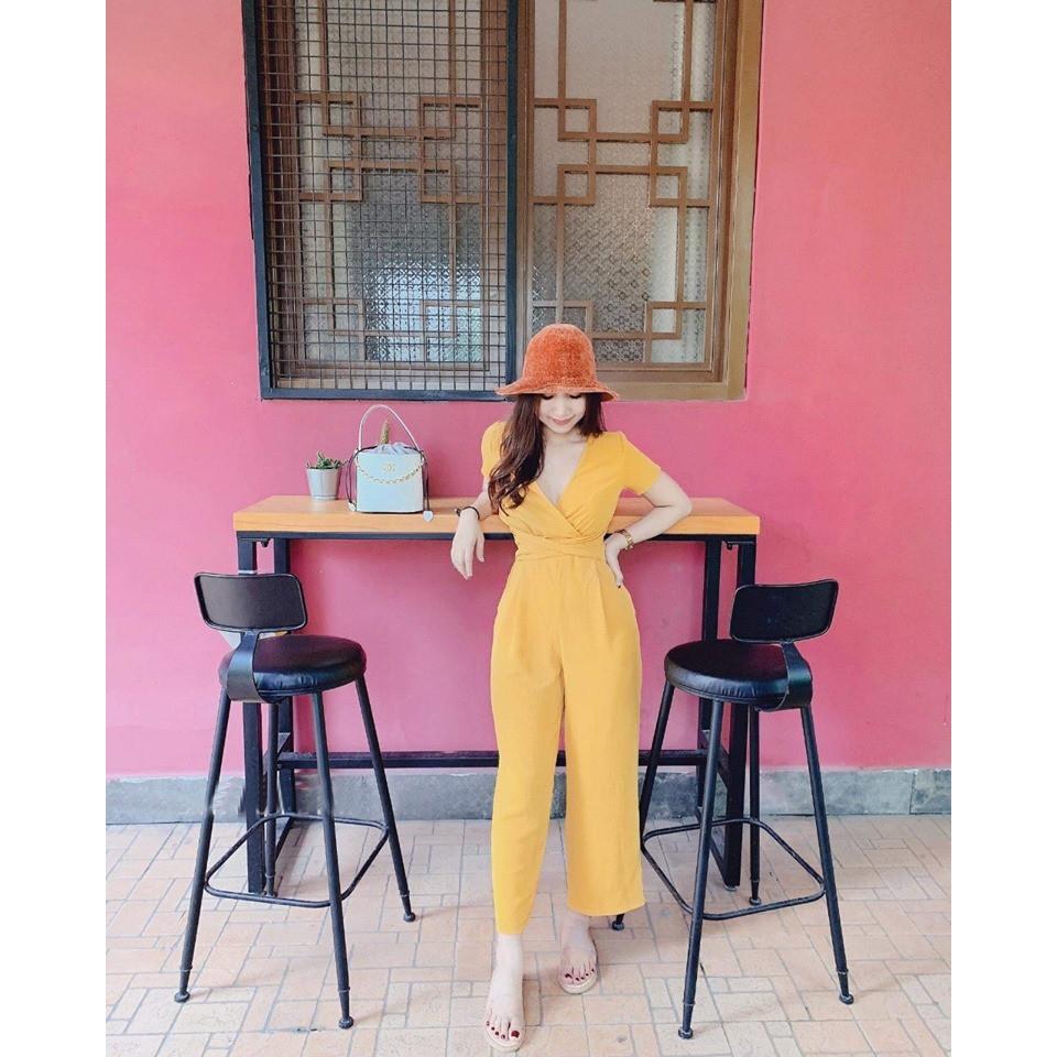 Jum cổ tim xoăn eo siêu xinh