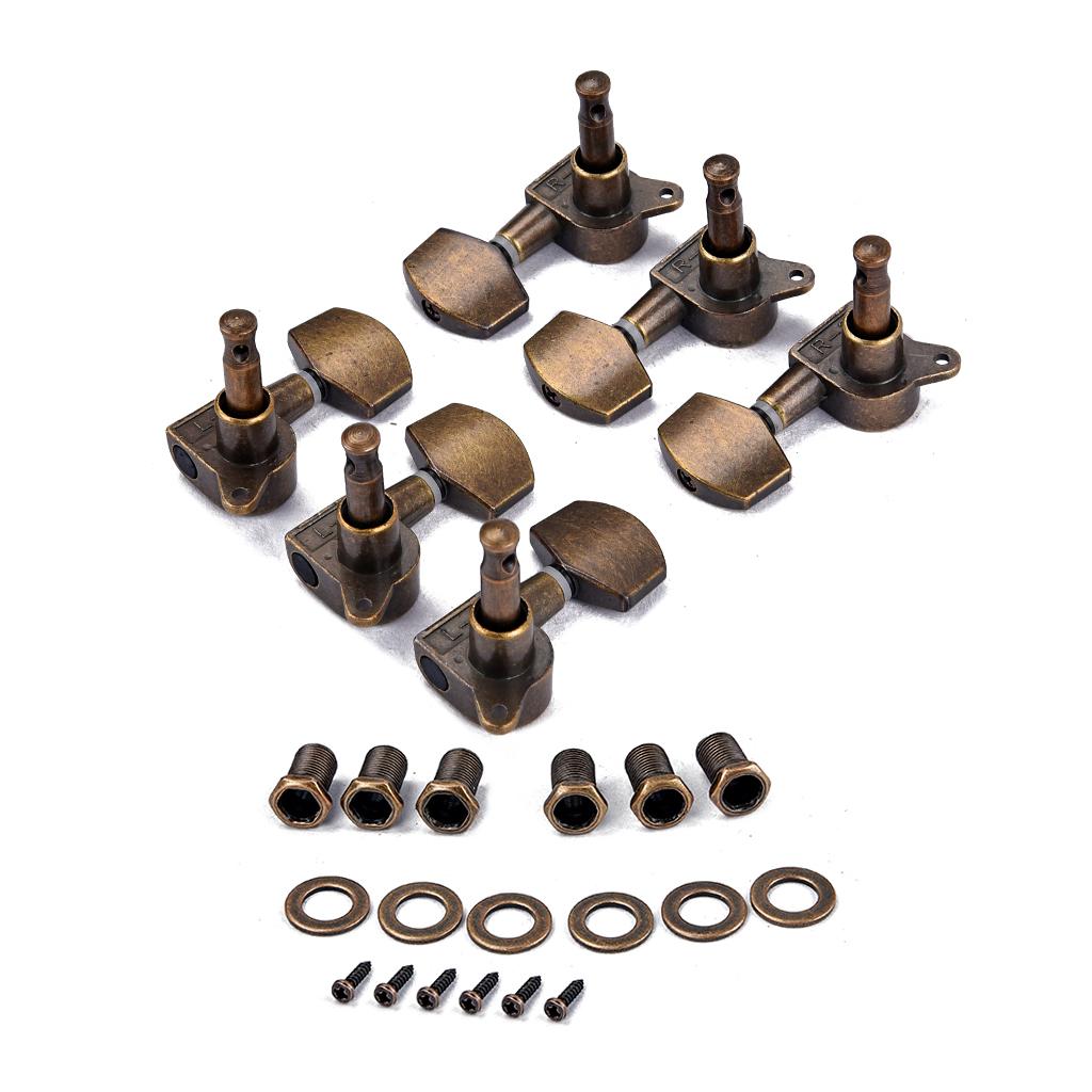 Sunnimix 3R 3L Dây Đàn Guitar Chỉnh Chốt Chỉnh Âm Máy Đầu Cho Đàn Guitar Điện