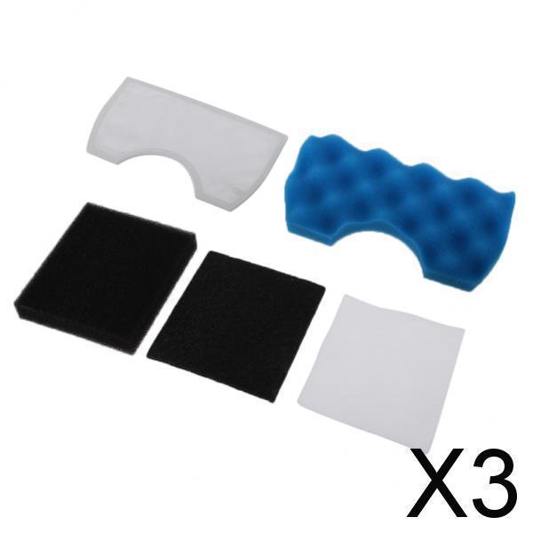3x5pcs/set Vacuum Cleaner Replacement Filters for  MICRO FILTER CLEANER