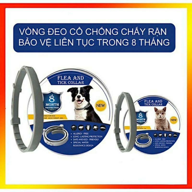 Vòng cổ chống ve rận cho chó mèo