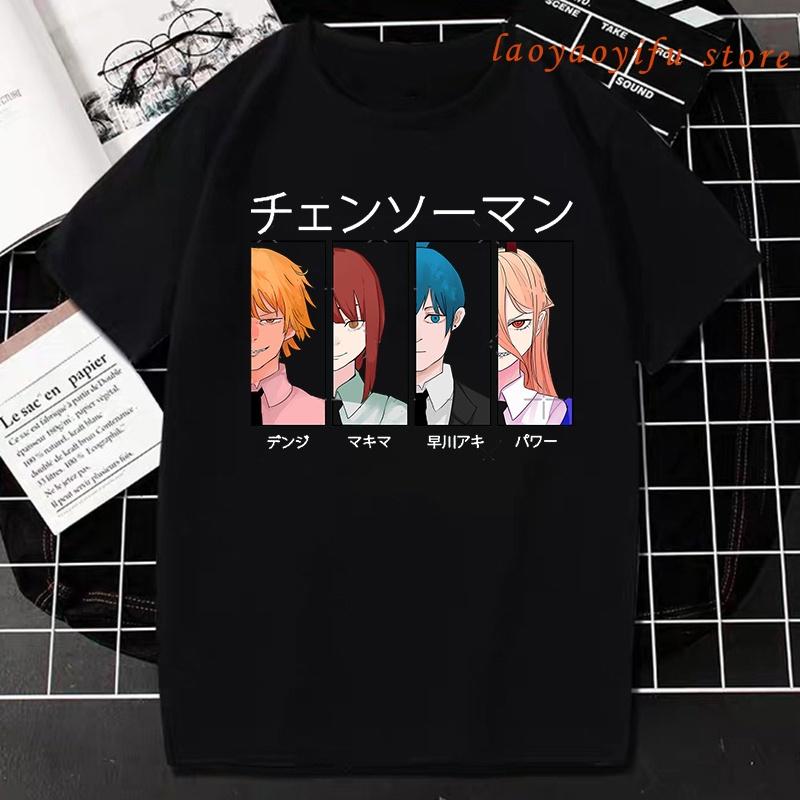 Áo thun Anime Chainsaw Man Kobeni T Shirt Denji Makima Power Hayakawa Aki Manga độc đẹp cực HOT giá rẻ