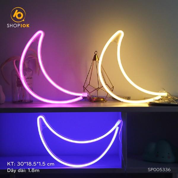 Đèn led trang trí Decor phòng ngủ cute, đèn led neon để bàn ánh sáng lung linh với nhiều hình