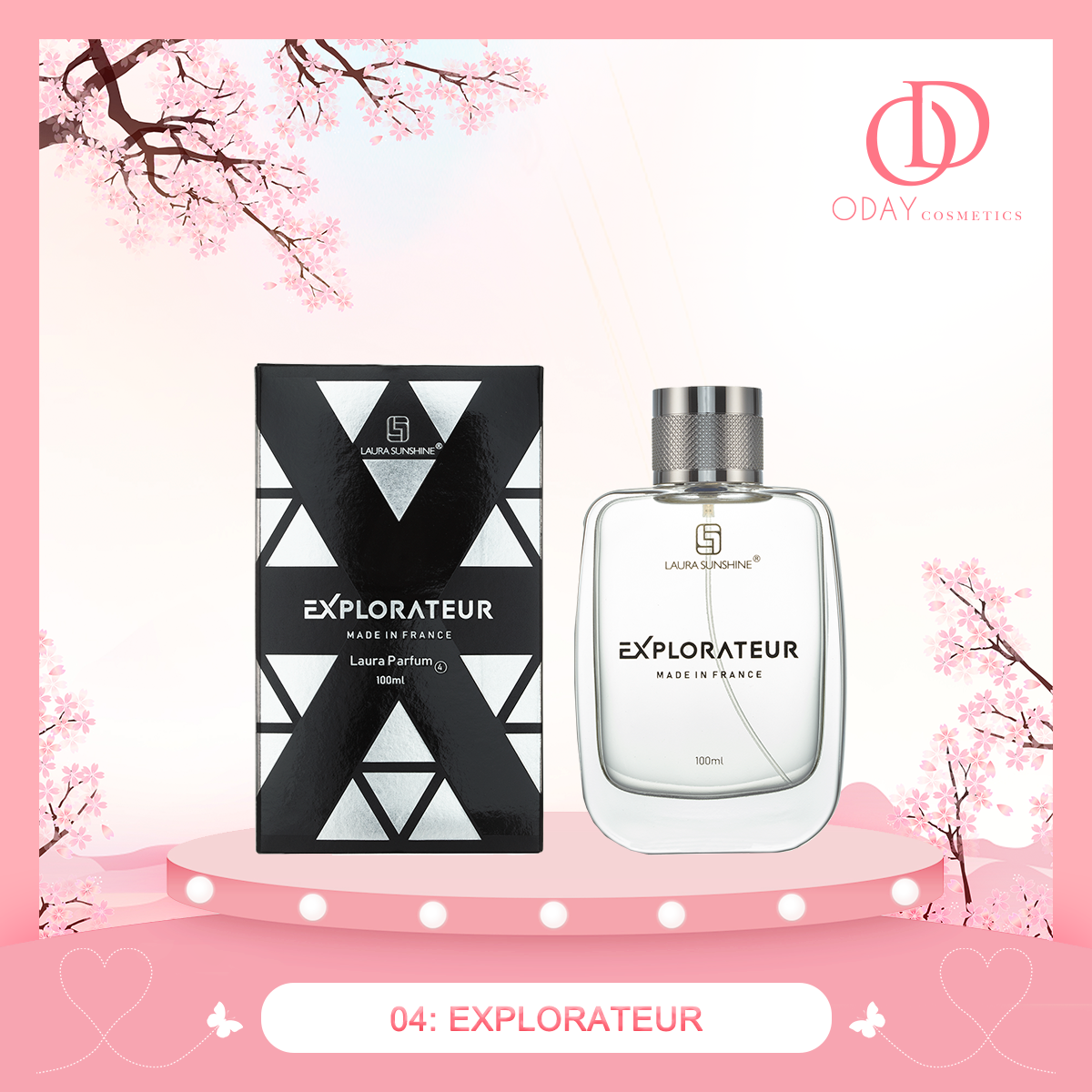 Nước Hoa Laura Sunshine - Nhật Kim Anh - No4 - 100ml - Explorateur