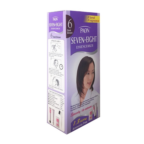 Nhuộm phủ bạc dưỡng chất Seven Eight ESSENCERICH Hair Color (50g + 50g) Nhật Bản