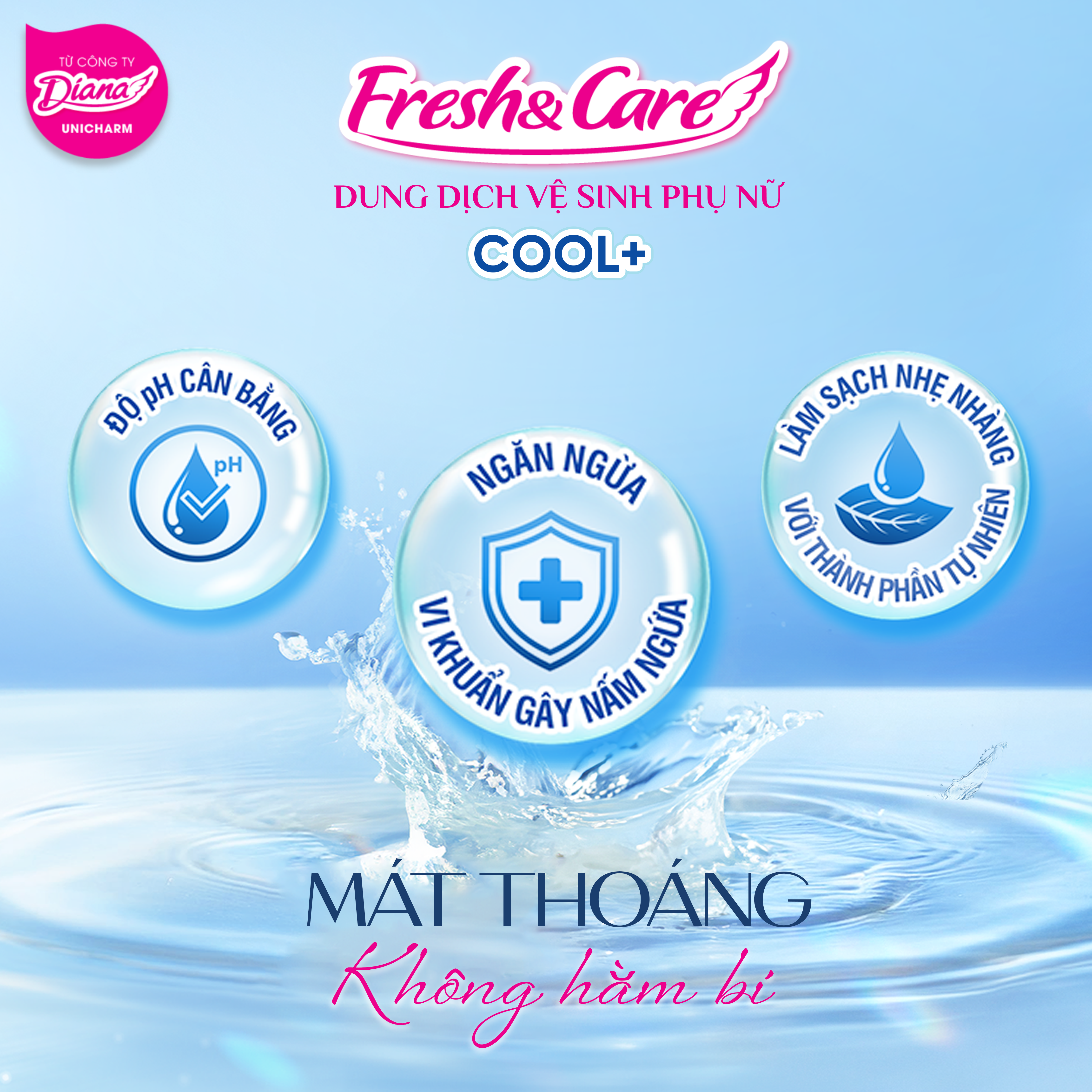 [MỚI] Dung dịch vệ sinh phụ nữ Fresh &amp; Care Cool
