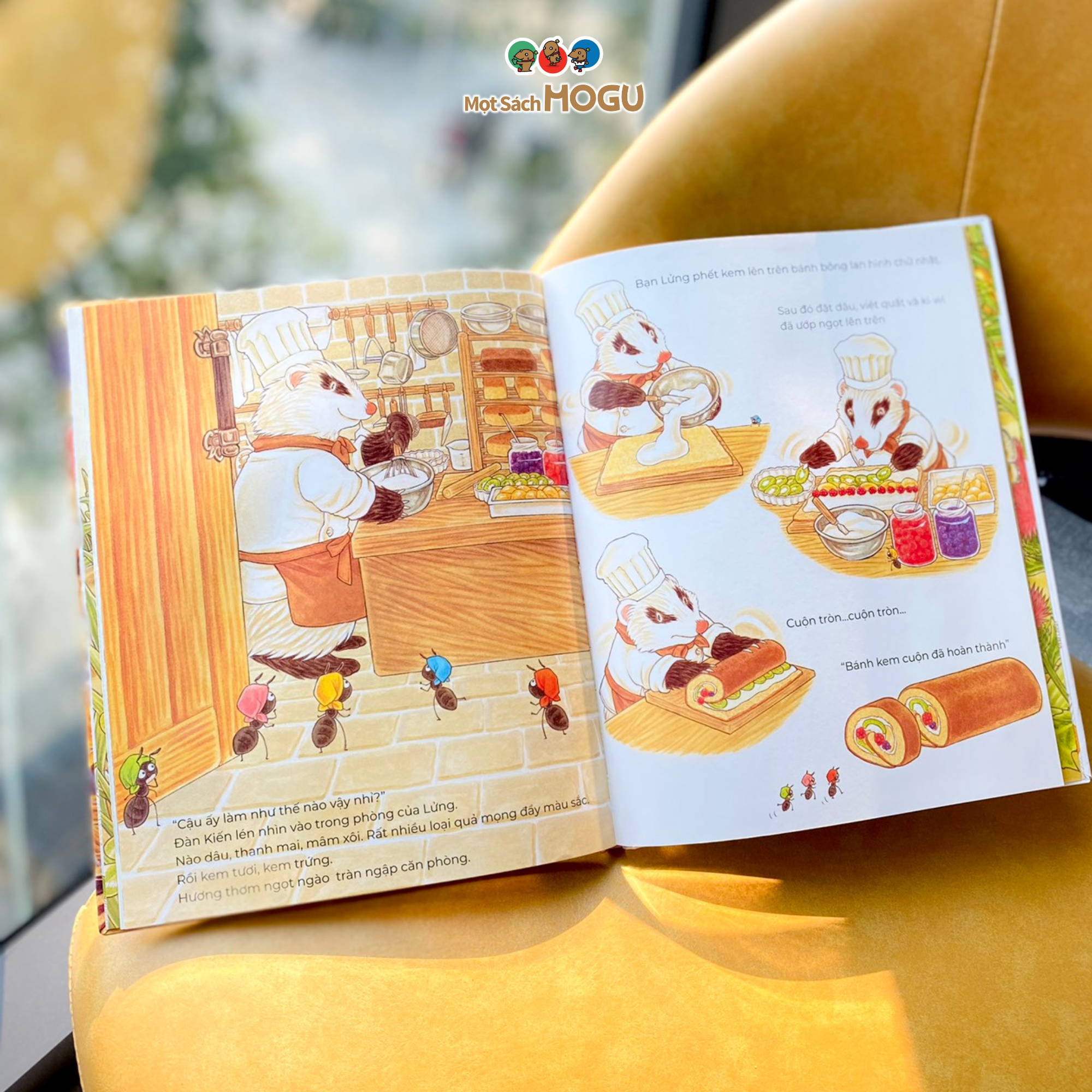 Truyện Ehon bé 3-4-5 tuổi - Tiệm bánh ngọt lừng danh
