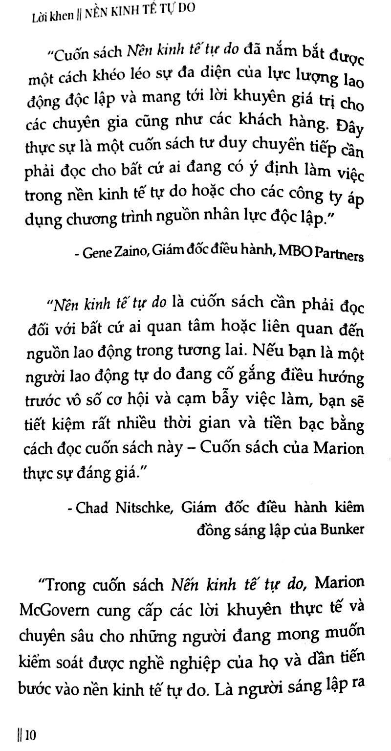 Nền Kinh Tế Tự Do