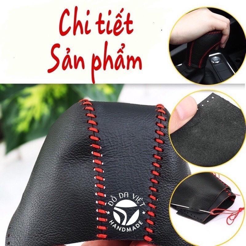 Bọc cần số, phanh tay VIOS 2012-2018, ALTIS, CAMRY 2018-2021 số tự động, da bò thật, bảo hành 2 năm