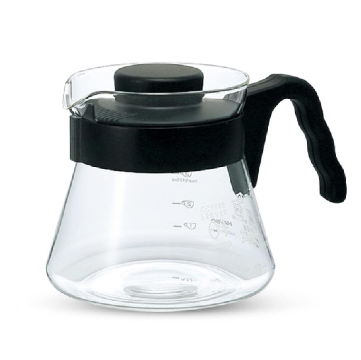 Bình Nước Thủy Tinh Phục Vụ Cà Phê Hario V60 Coffee Server 450ml, VCS-01B