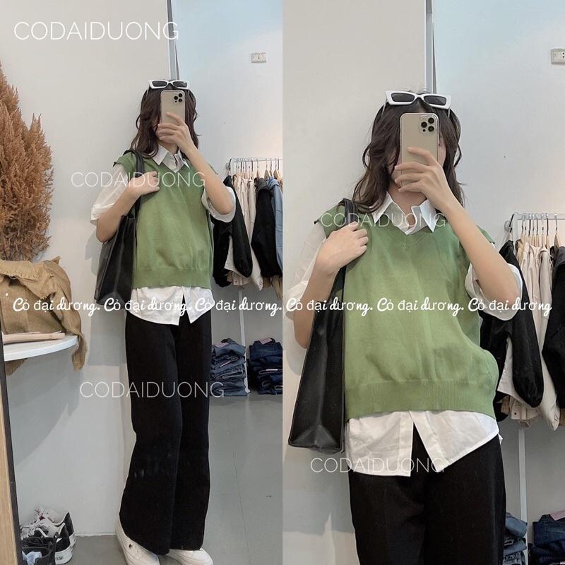 Áo gile trơn 3 màu