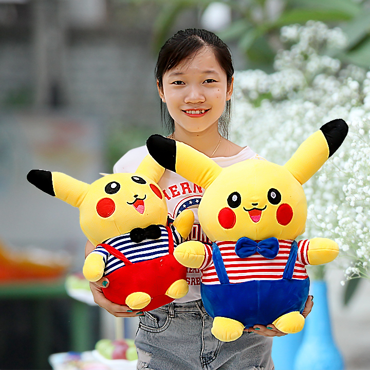 Gấu bông picachu mặc áo 45cm