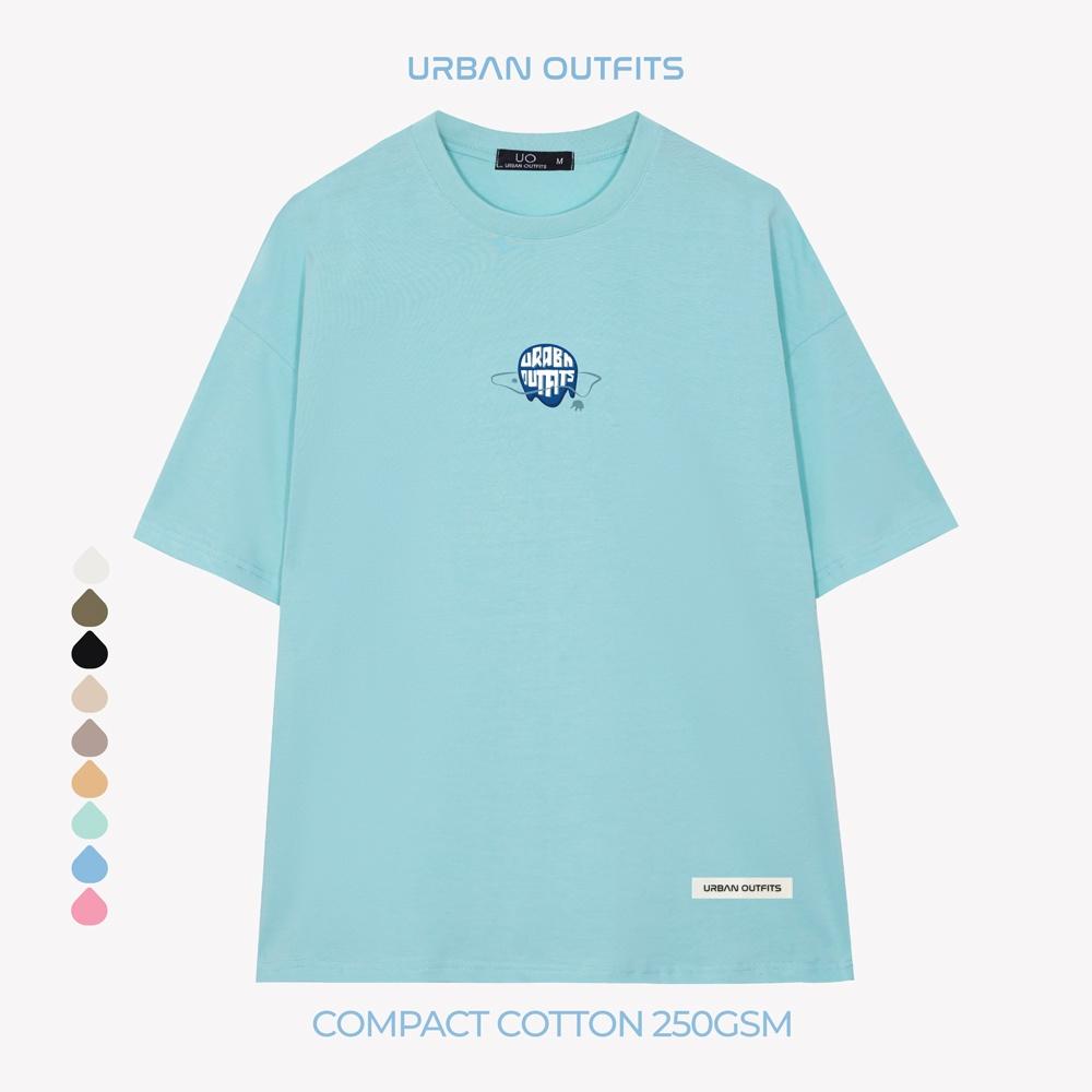 Áo Thun Tay Lỡ Form Rộng URBAN OUTFITS ATO122 Local Brand In URBAN TRẮNG ver 2.0 Vải 100% Compact Cotton 250GSM Dầy