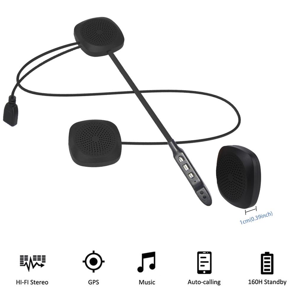 Tai nghe không dây T2 kết nối Bluetooth 5.0 MP3 cho mũ bảo hiểm xe máy