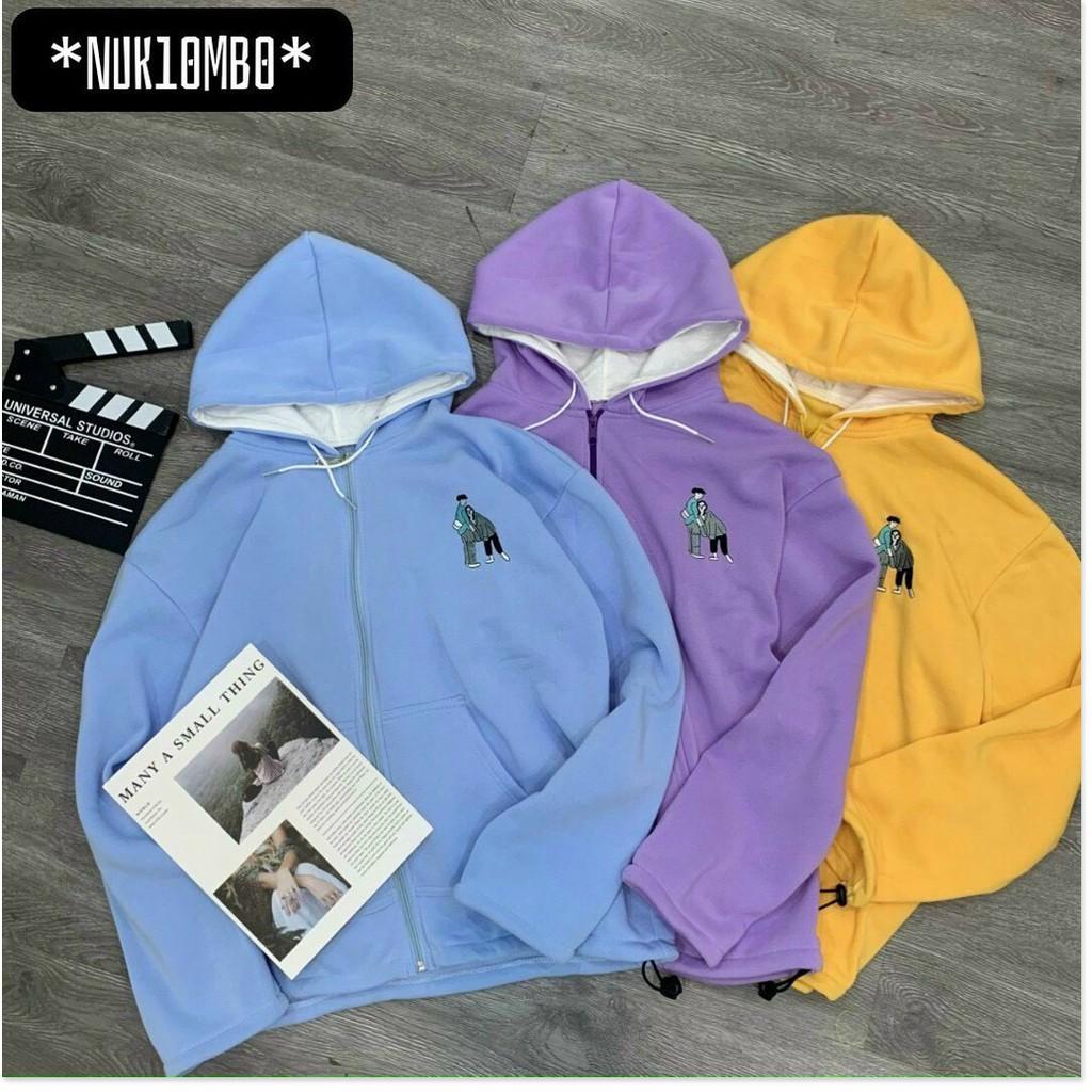 ÁO KHOÁC NỈ HOODIES NAM NỮ CỰC XINH THỜI TRANG NEMO36 STORE