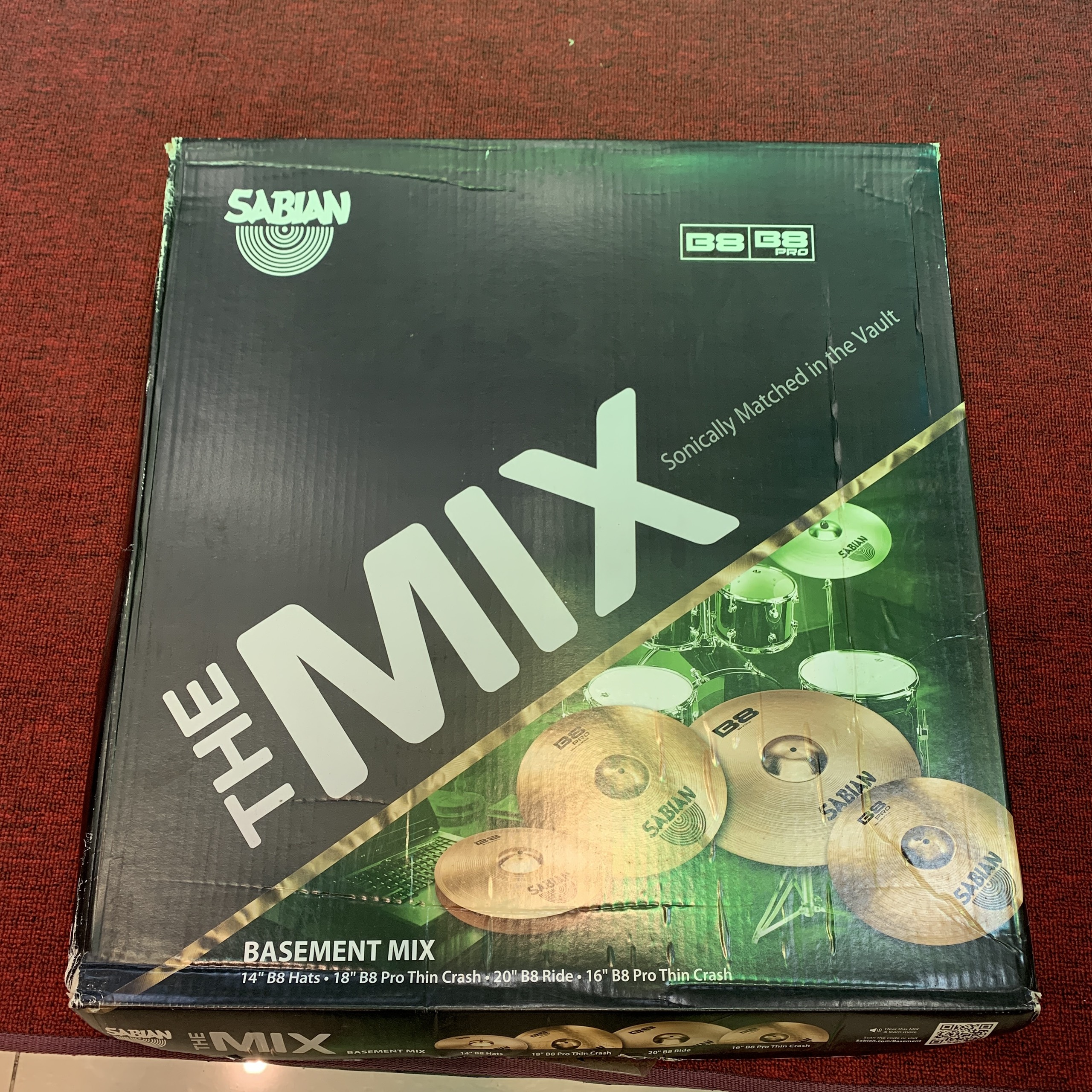 Bộ lá trống (Cymbal) BP5003 Sabian – Basement B8/B8Pro Mix Set Hàng Chính Hãng