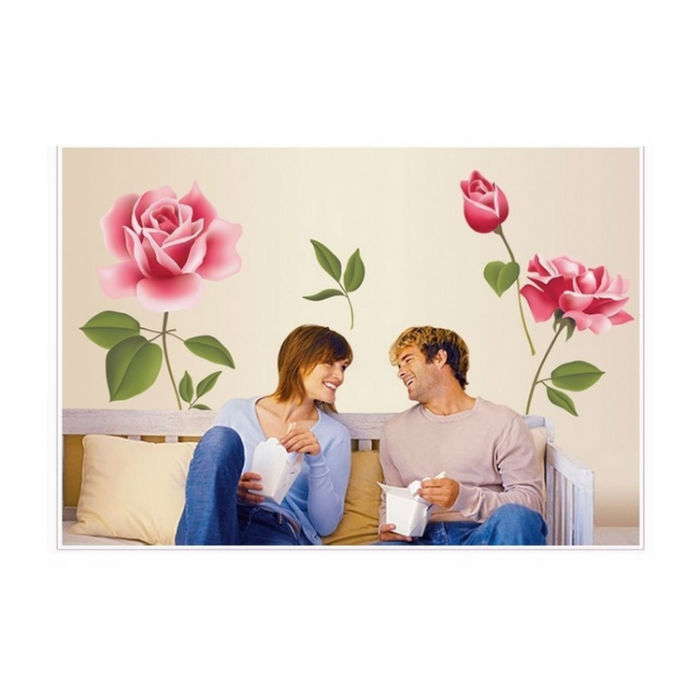 Decal Dán Tường Hoa Hồng 2 PK174