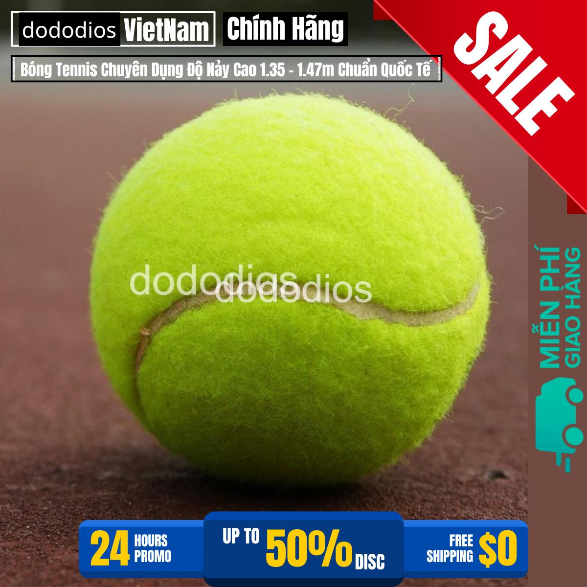 combo 10 Bóng Banh Tennis Chuyên Dụng Mới 100% – Độ Nảy Cao 1.35 – 1.47m Chuẩn Quốc Tế - Chính hãng dododios